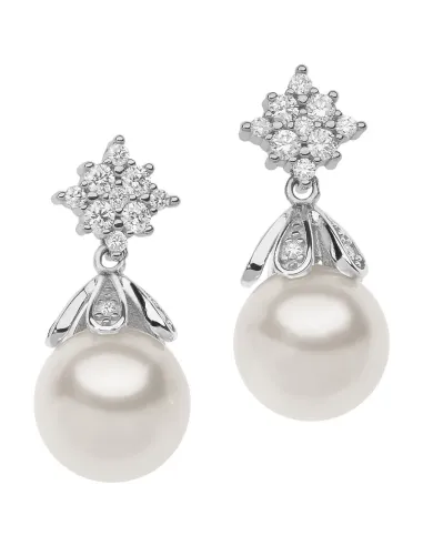Orecchini Comete Bouquet con Perla | Agold