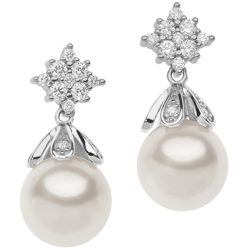 Orecchini Comete Bouquet con Perla | Agold