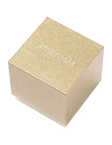 Ambrosia Ciondolo Lettera A in Oro con Zirconi Bianchi | Agold