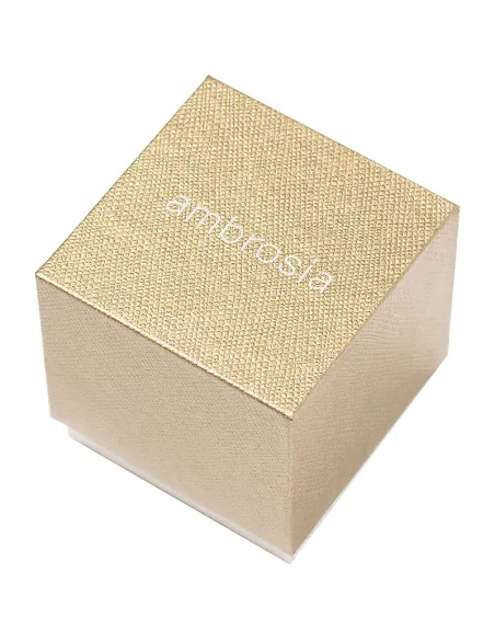 Ambrosia Ciondolo Lettera A in Oro con Zirconi Bianchi | Agold