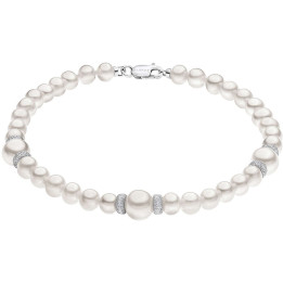 Bracciale Comete Oro Bianco e Perle
