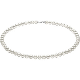 Collana Comete Oro Bianco e Perle