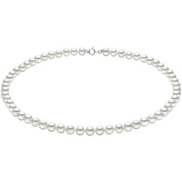 Collana Comete Oro Bianco e Perle