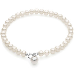 Bracciale Comete Oro Bianco e Perle