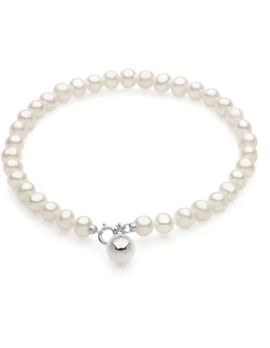 Bracciale Comete Oro Bianco e Perle