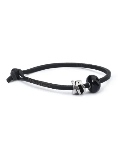 Trollbeads Bracciale Di Pelle Nero | Agold