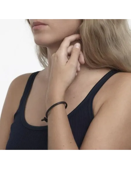 Trollbeads Bracciale Di Pelle Nero | Agold