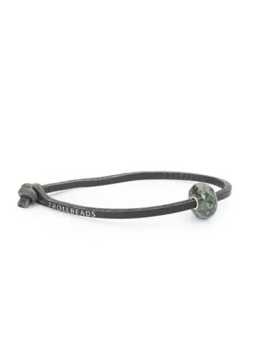 Trollbeads Bracciale Di Pelle Nero | Agold