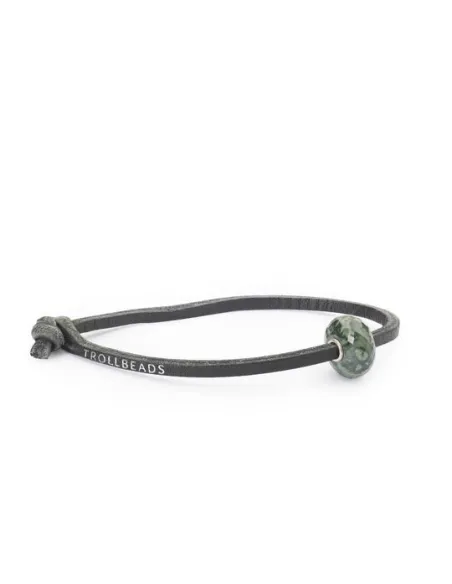 Trollbeads Bracciale Di Pelle Nero | Agold