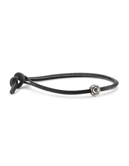 Trollbeads Bracciale Di Pelle Nero | Agold