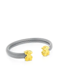 Bangle TOUS Mesh Acciaio e Oro