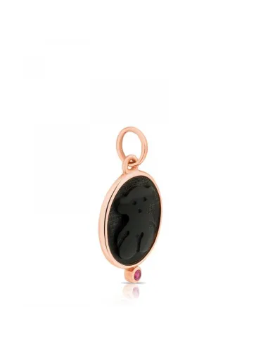 Ciondolo TOUS Camee in argento vermeil rosa.