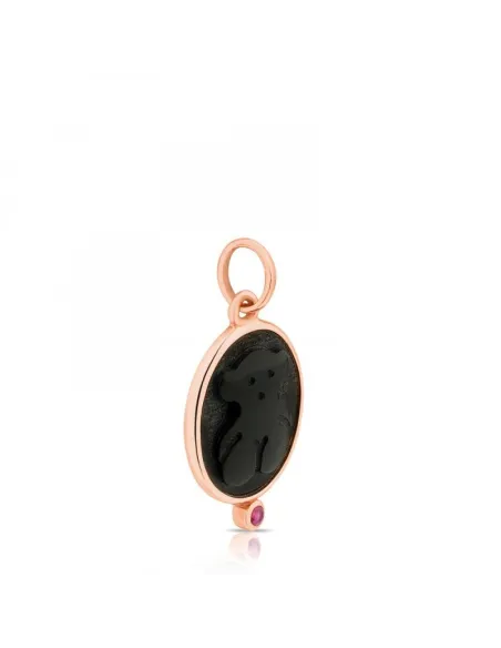 Ciondolo TOUS Camee in argento vermeil rosa.