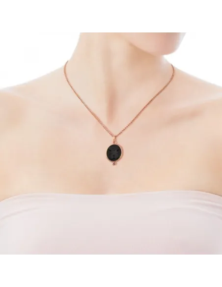 Ciondolo TOUS Camee in argento vermeil rosa.