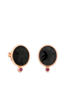 Orecchini TOUS Camee in argento vermeil rosa.