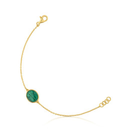 Braccialetto TOUS Camee in argento vermeil giallo.