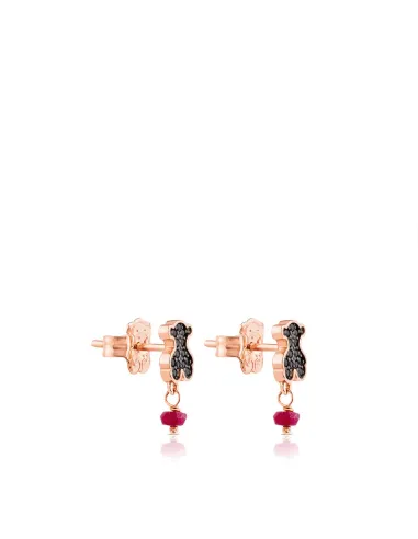 Orecchini TOUS Motif in Argento Vermeil Oro Rosa. | Agold