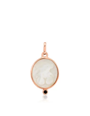 Ciondolo TOUS Camee in argento vermeil rosa. | Agold