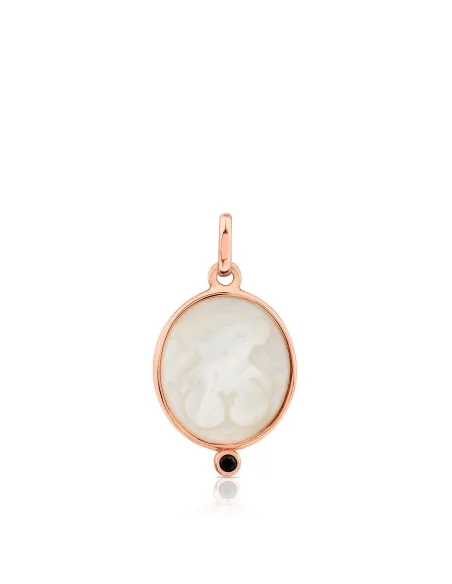 Ciondolo TOUS Camee in argento vermeil rosa. | Agold