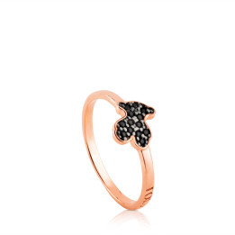 Anello TOUS Motif in argento vermeil rosa.