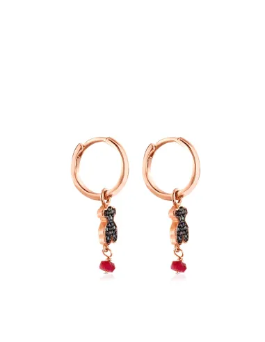Orecchini TOUS Motif in Argento Vermeil Oro Rosa. | Agold