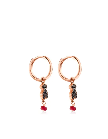 Orecchini TOUS Motif in Argento Vermeil Oro Rosa. | Agold
