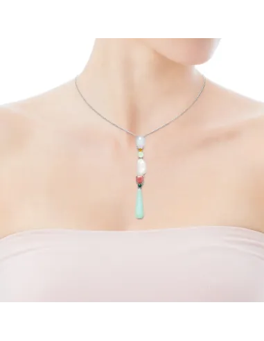 Collana TOUS Falla in Argento con Pietre Naturali