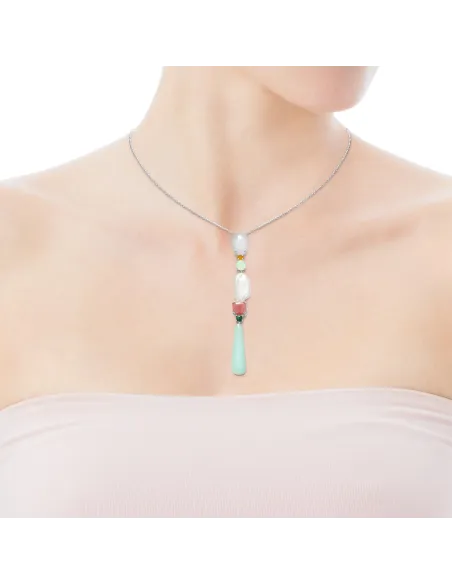 Collana TOUS Falla in Argento con Pietre Naturali