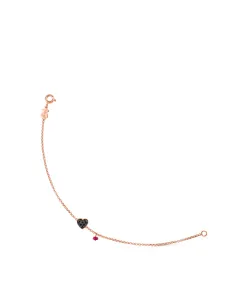 Braccialetto TOUS Motif in Argento Vermeil Oro Rosa.