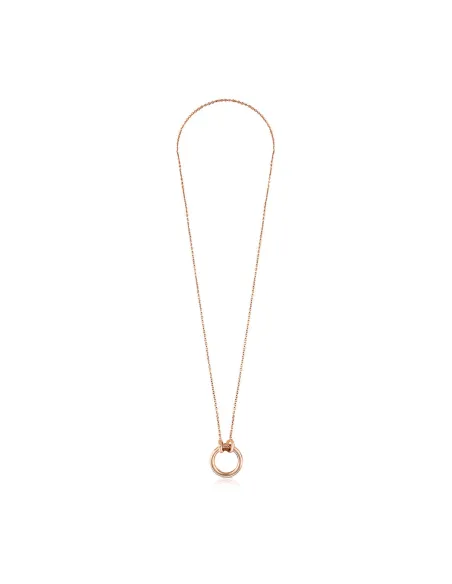 Collana TOUS Hold Argento Vermeil Oro Rosa