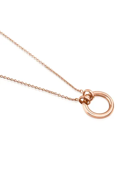 Collana TOUS Hold Argento Vermeil Oro Rosa