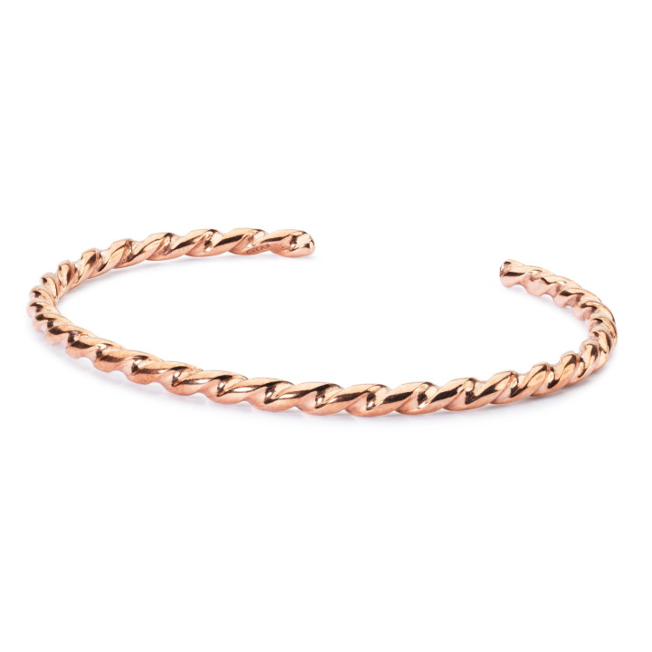Trollbeads Ritired Bangle a Spirale in Rame