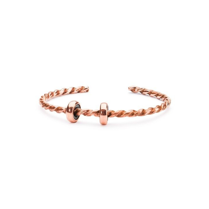 Trollbeads Ritired Bangle a Spirale in Rame