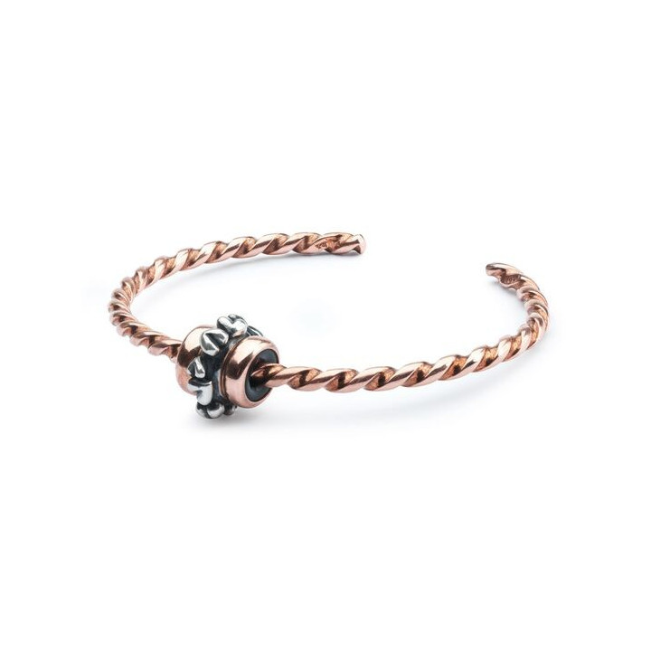 Trollbeads Ritired Bangle a Spirale in Rame