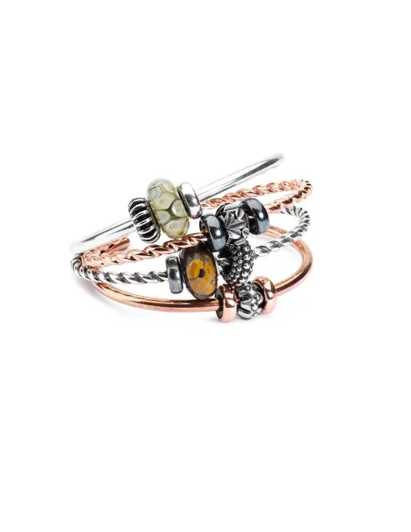 Trollbeads Bangle a Spirale in Rame
