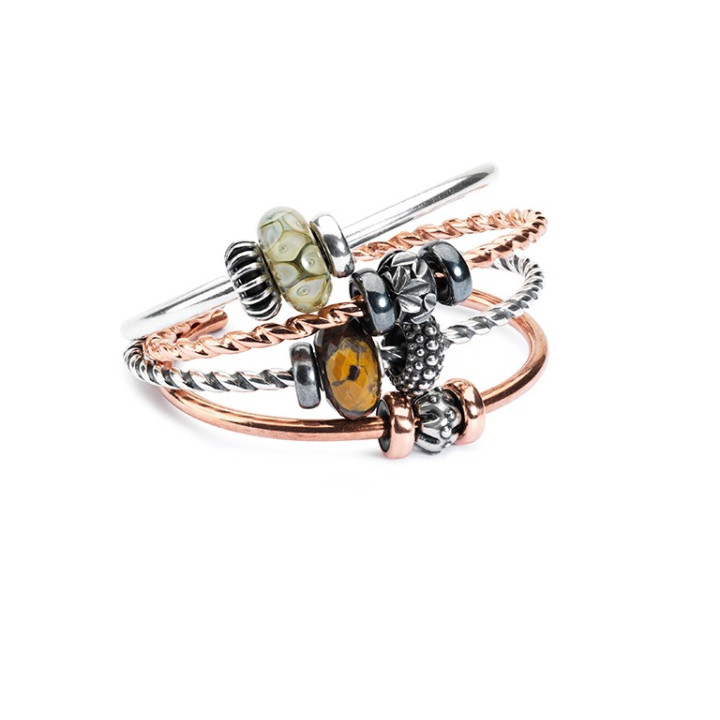 Trollbeads Ritired Bangle a Spirale in Rame