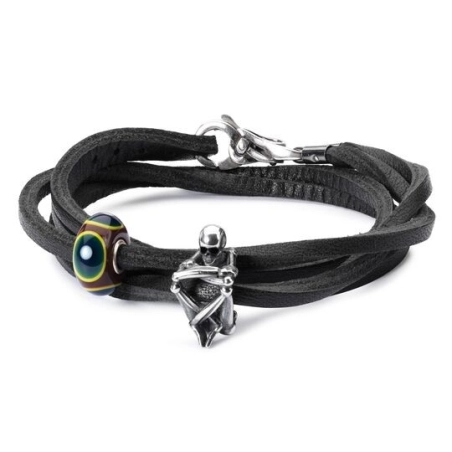 Trollbeads Bracciale/Collana Cuoio Nero | Agold
