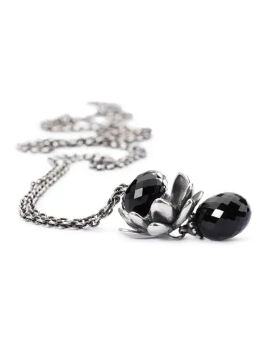 Trollbeads Collana D'Argento con Onice