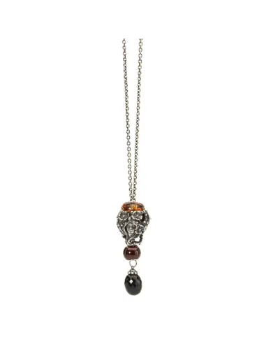 Trollbeads Collana D'Argento con Onice