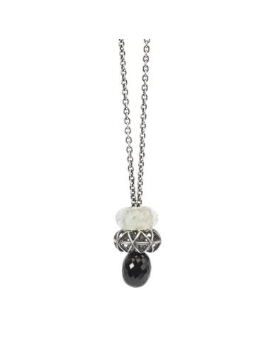 Trollbeads Collana D'Argento con Onice