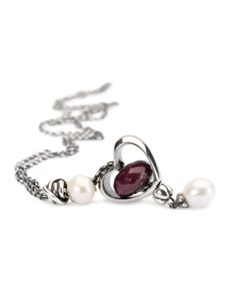 Trollbeads Collana D'Argento con Perla