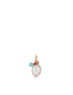 Ciondolo TOUS Piccolo in Argento Vermeil con Madreperla  e Amazonite