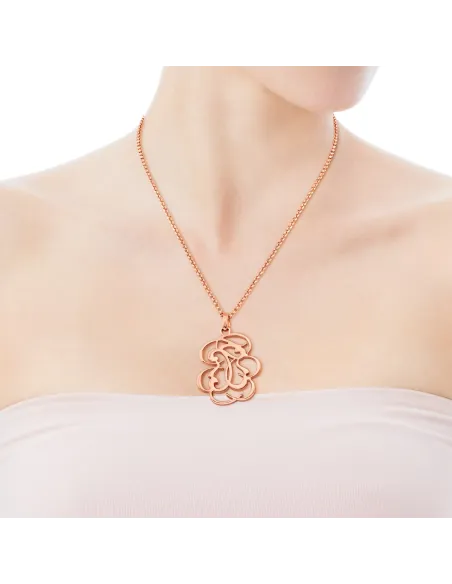 Ciondolo TOUS Rubric in Argento Vermeil Oro Rosa | Agold