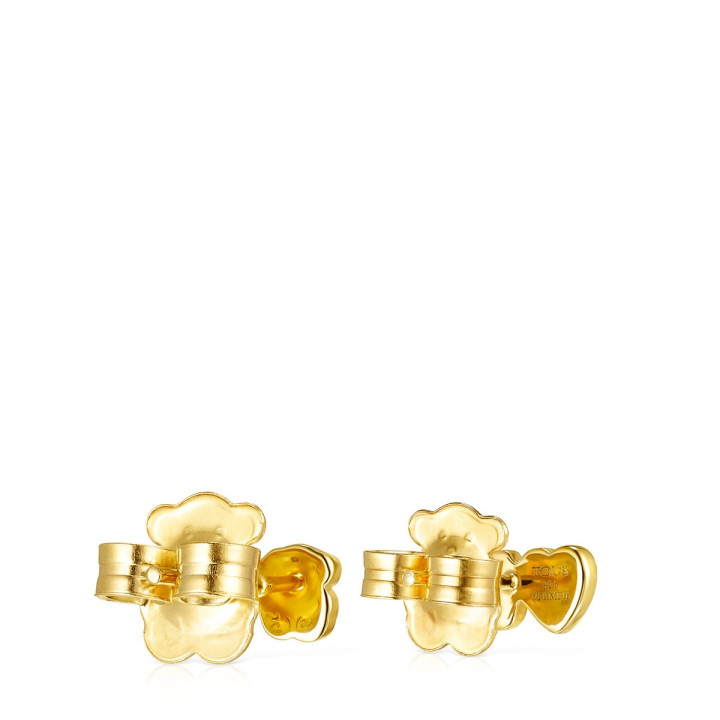 Orecchini TOUS Glory in Vermeil Oro con Amazonite e Ametista