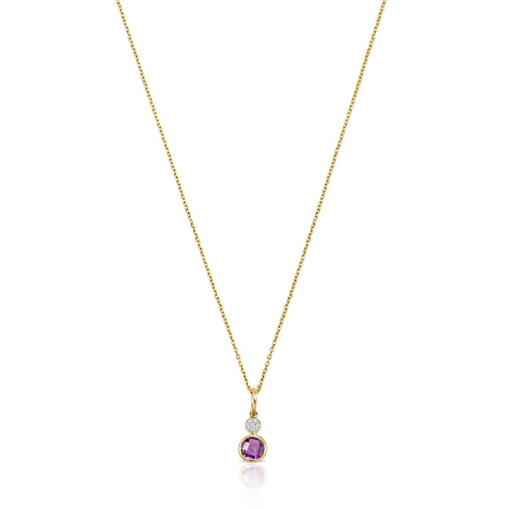 Collana TOUS Color Kings con Ametista e Diamanti