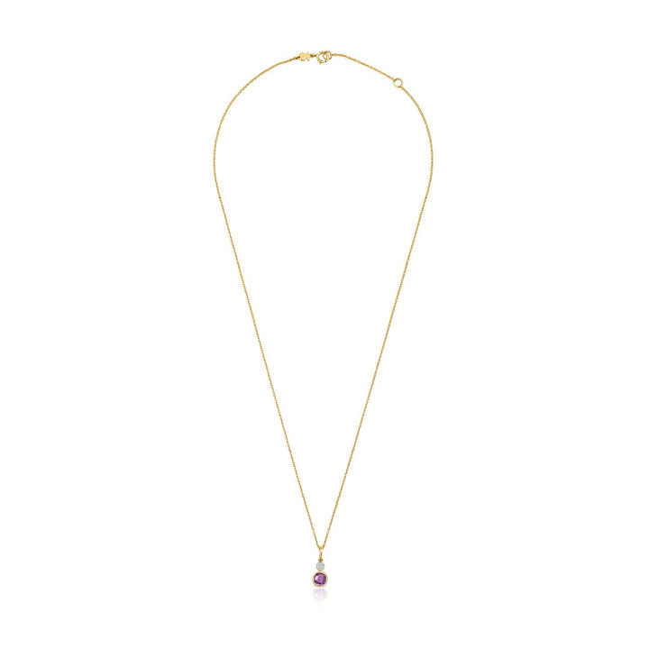 Collana TOUS Color Kings con Ametista e Diamanti