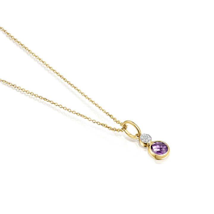 Collana TOUS Color Kings con Ametista e Diamanti
