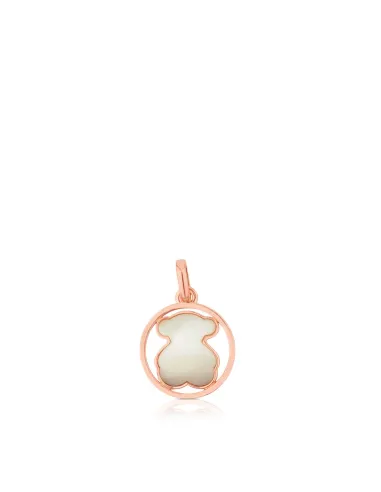 Pendente TOUS Camille in Argento Rosa Vermeil con Madreperla