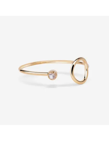 Bangle Emi & Eve Unity Topazio Bianco