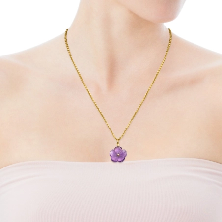 Ciondolo TOUS Vita in Oro con Ametista e Diamante | Agold